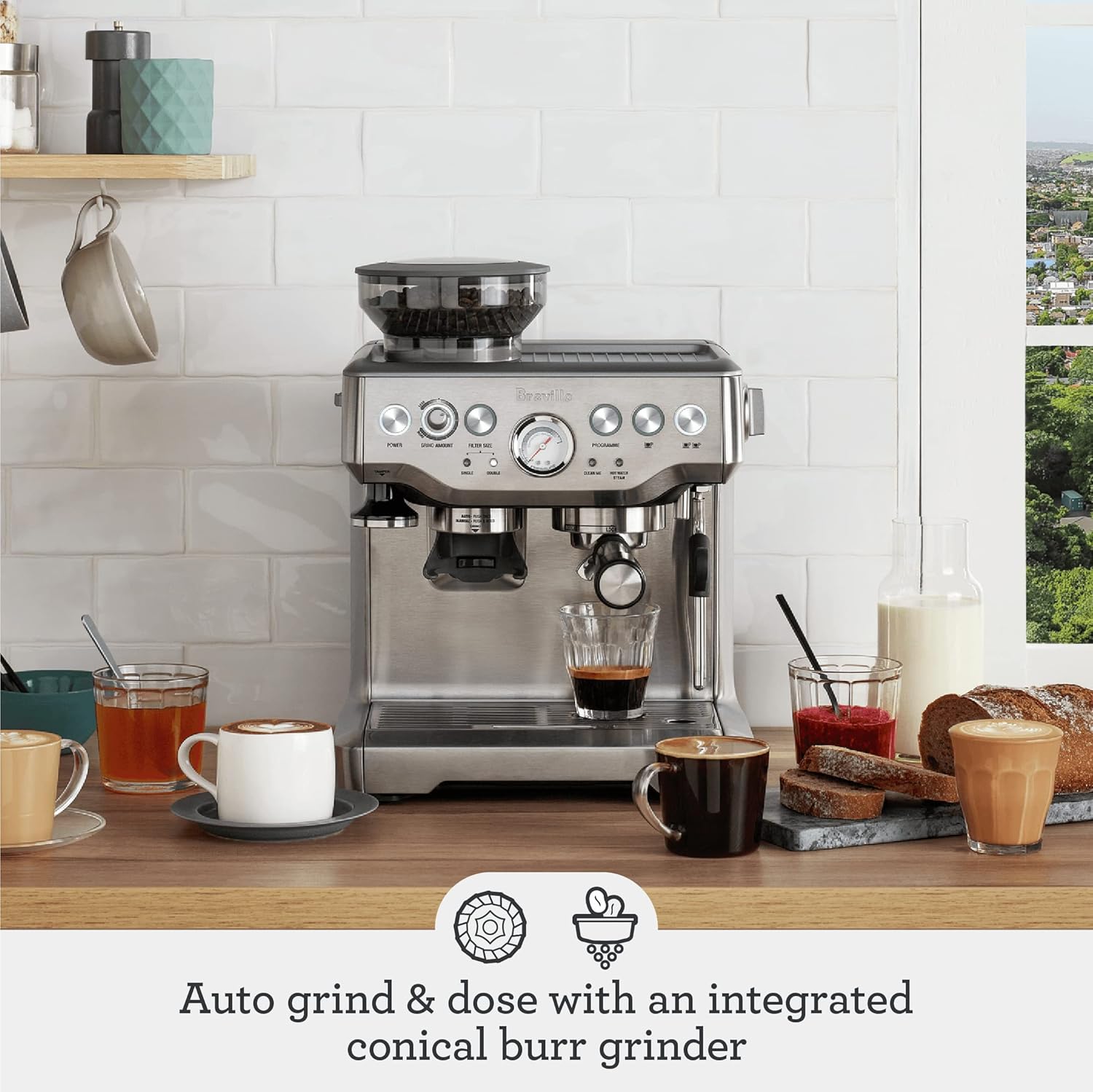 Breville bes870xl the barista express espresso maker Breville bes870xl the barista express espresso maker